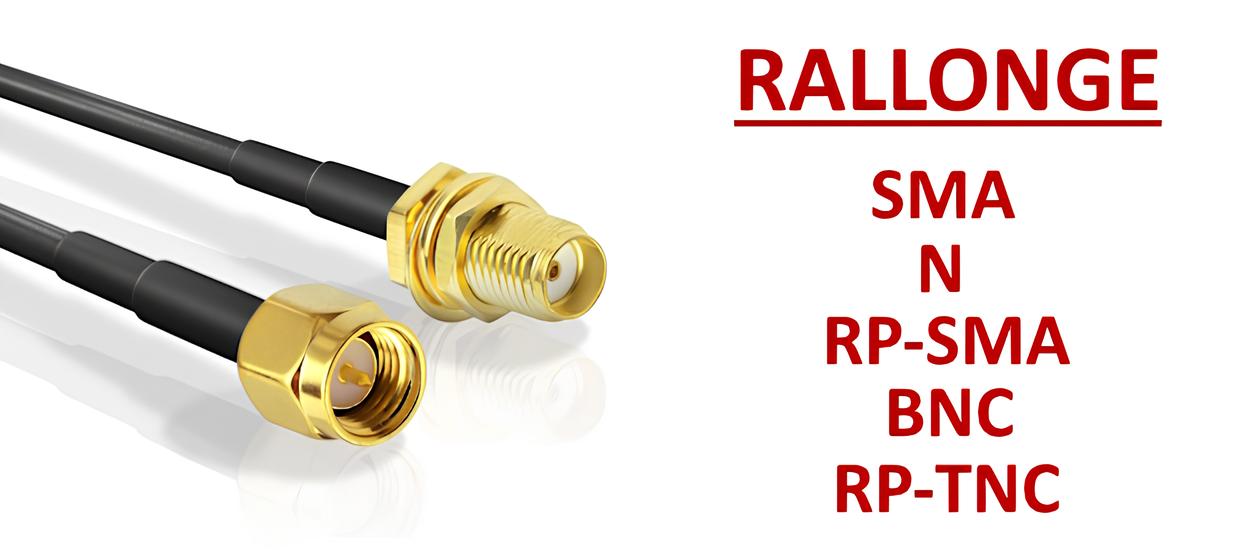 rallonge sma bnc n tnc