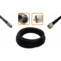 Câble haute qualité N femelle et UHF PL 259 mâle diamètre 10.30 mm longueur 1 à 30 mètres