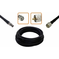 Câble haute qualité RP-TNC femelle et UHF PL 259 mâle diamètre 10.30 mm longueur 1 à 30 mètres