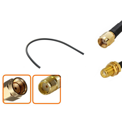 cable-coaxial-10-cm-à-90-cm-RPSMA-mâle-SMA-femelle