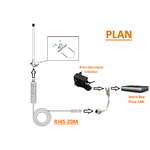 plan schema point wifi exterieur sur toit pour jardin piscine