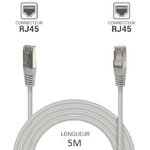 CABLE RJ45 CAT 5E F UTP LONGUEUR 5M