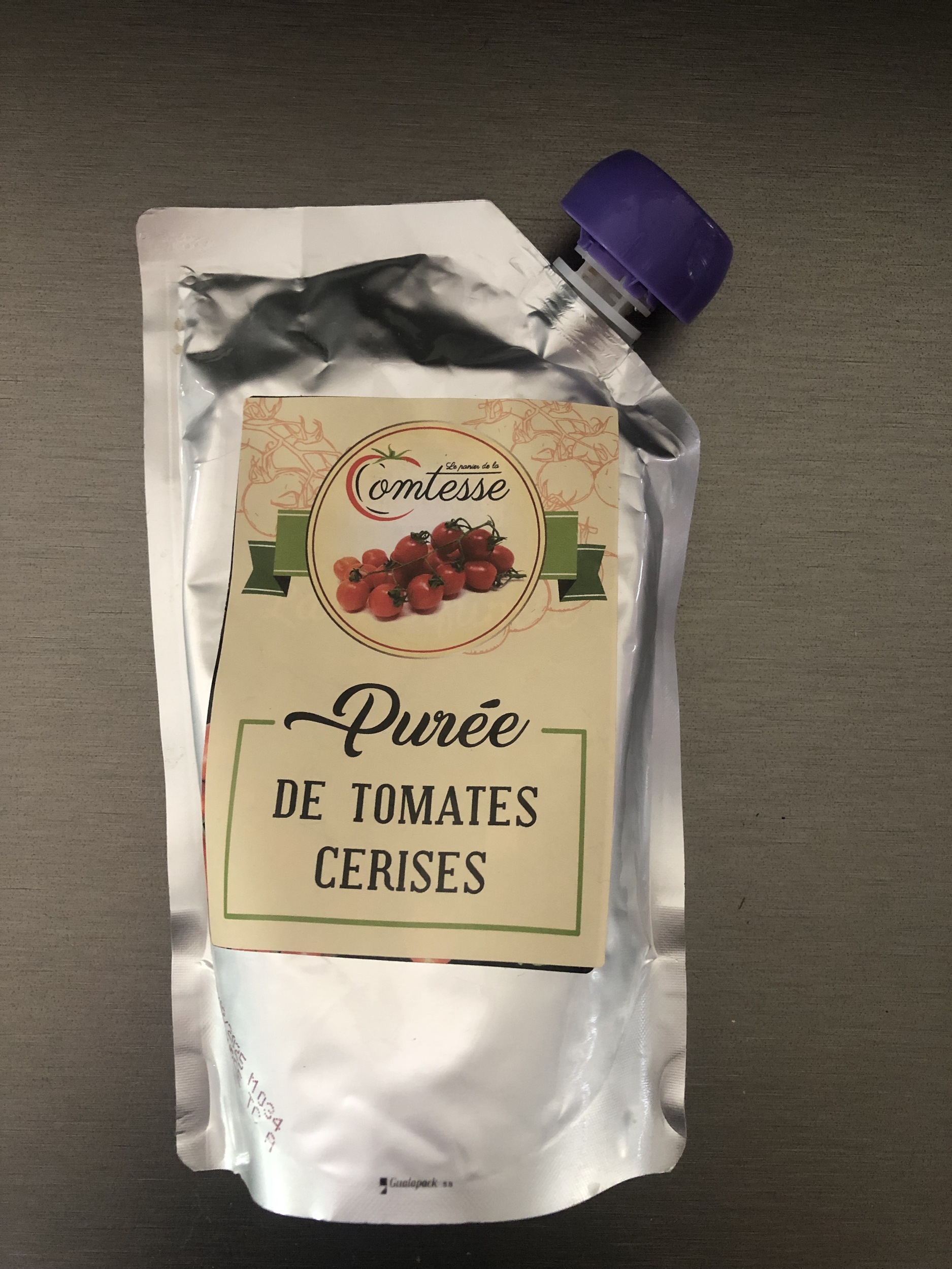 Purée de tomates cerises 1