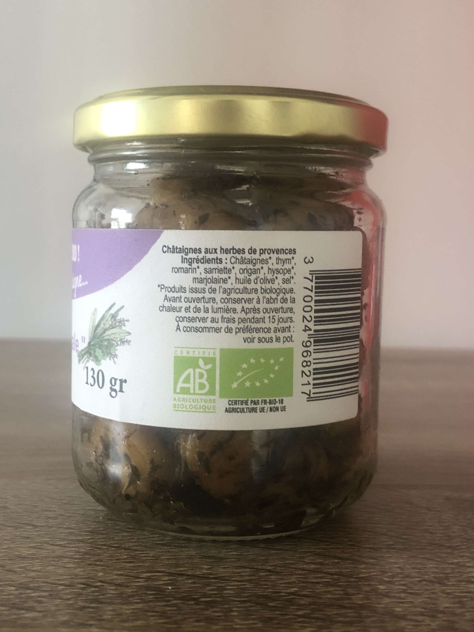 Châtaigne povençale Bio 3