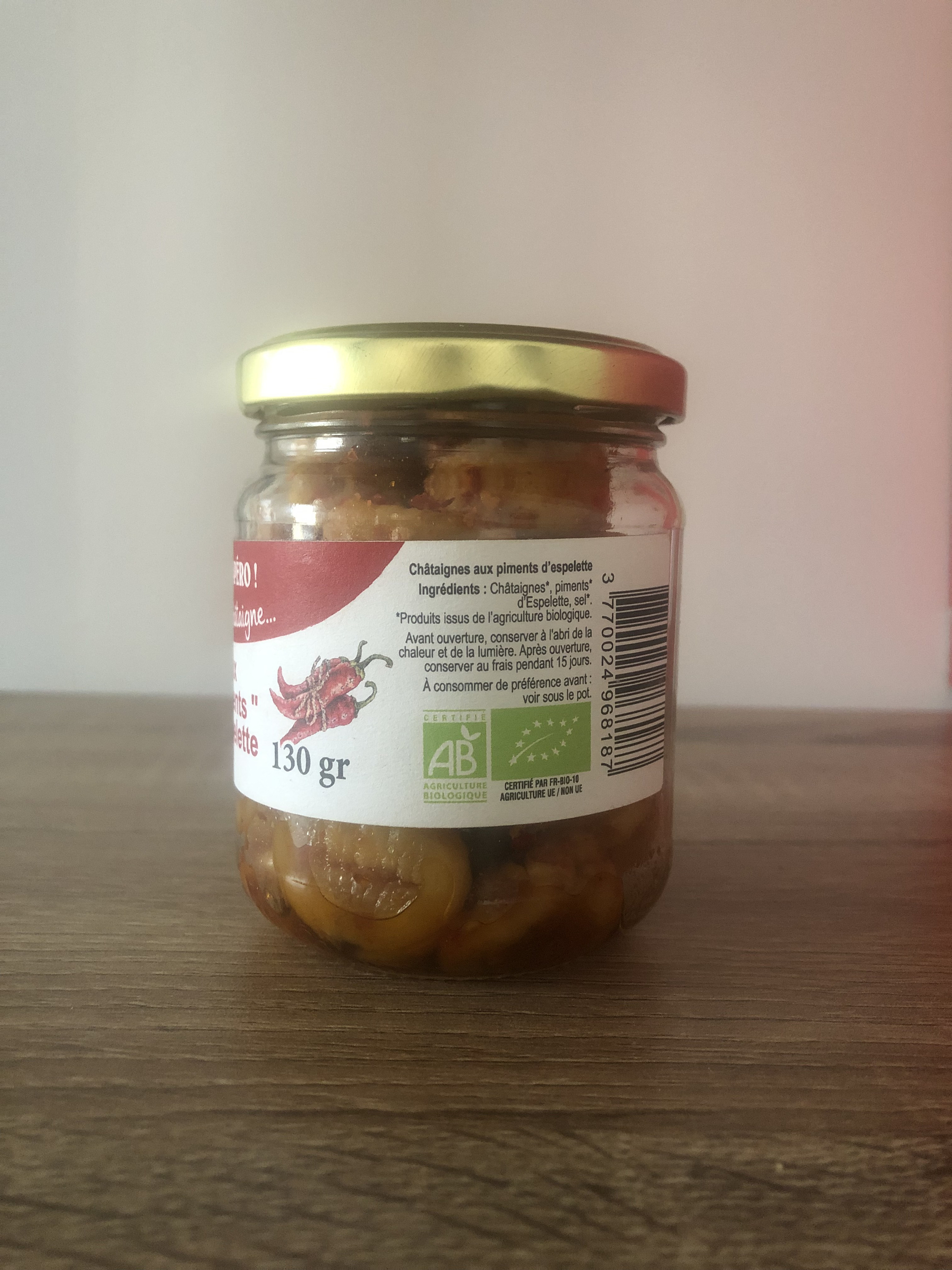 Châtaigne piments espelette Bio 3