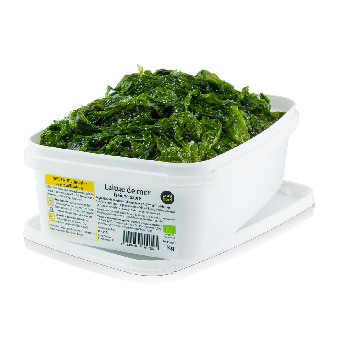 Algue Laitue de mer BIO “frais salé“ 1kg
