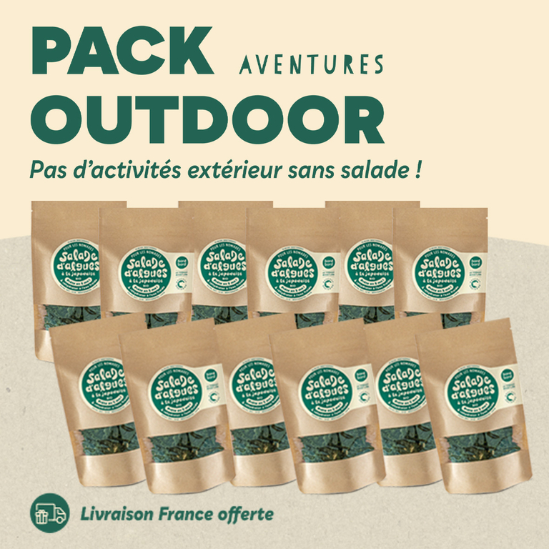 Salade d\'algues “Pack aventures OUTDOOR“