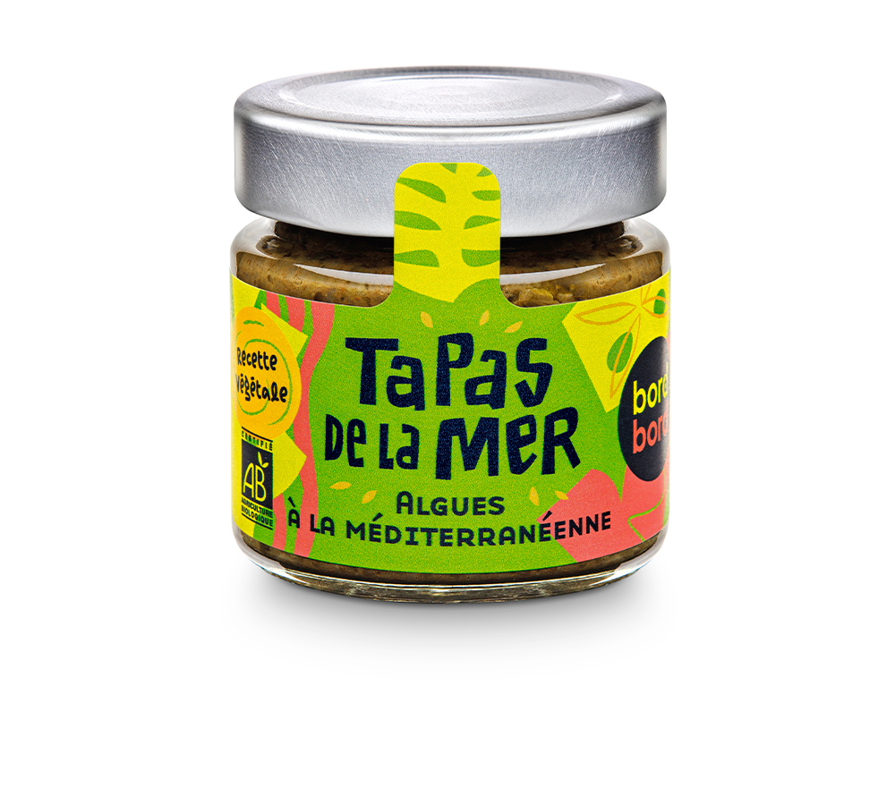 Tapas de la mer, algues à la méditerranéenne 95g