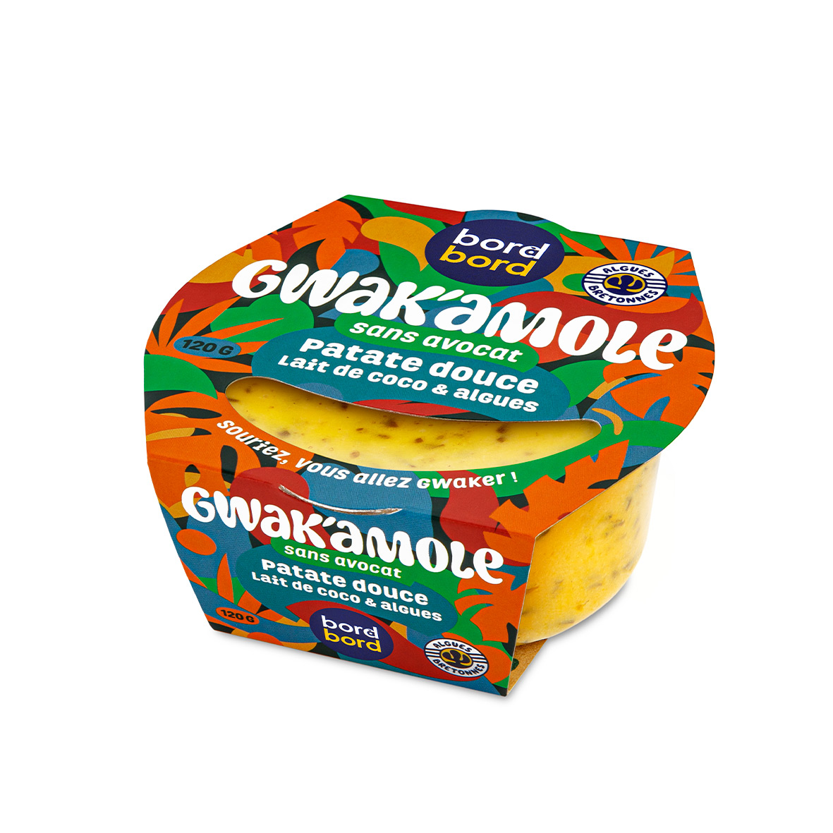 GWAK\'AMOLE ! Patate douce au lait de coco, sésame & algue 120g