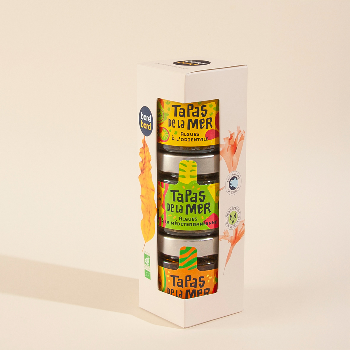 Coffret cadeau “3 tapas d\'algues“