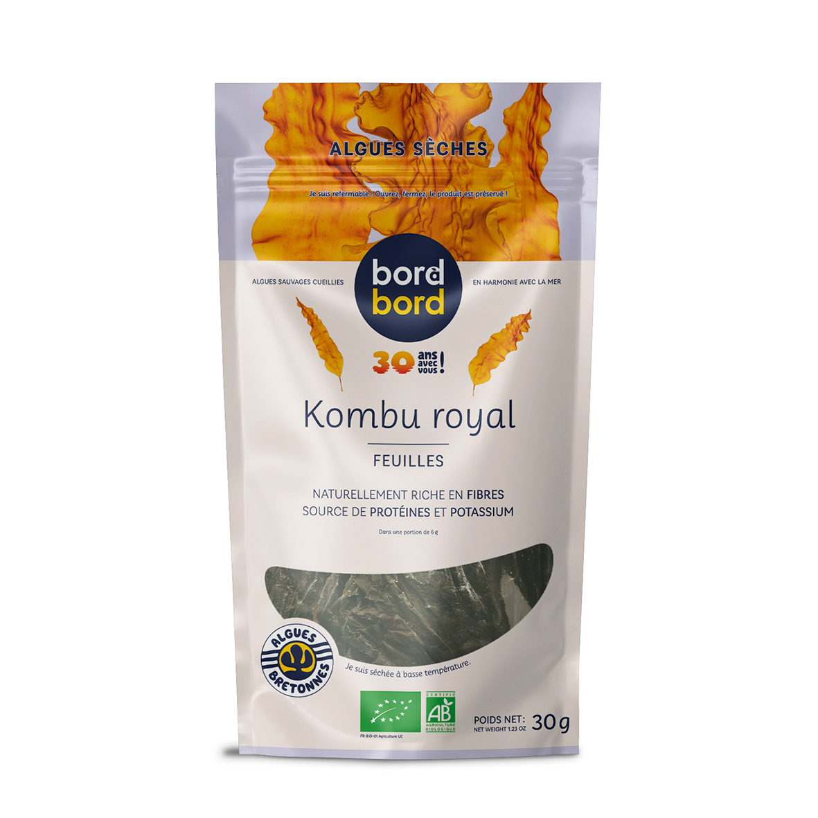 Kombu Royal BIO déshydraté feuille 30g