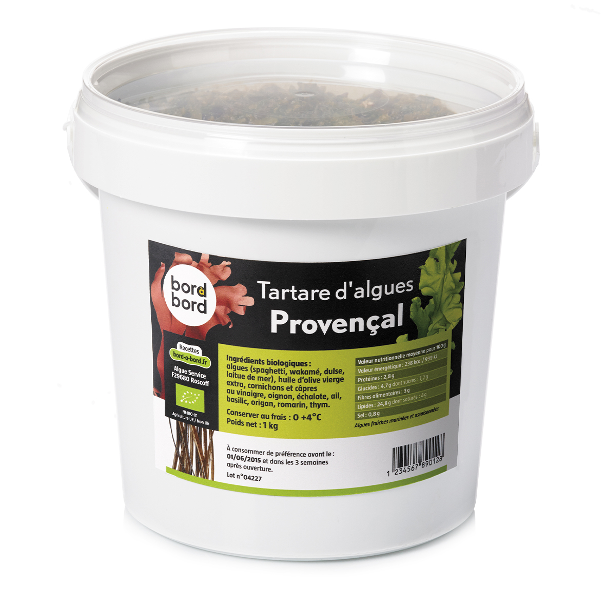 Tartare d\'algues Provençal 1kg
