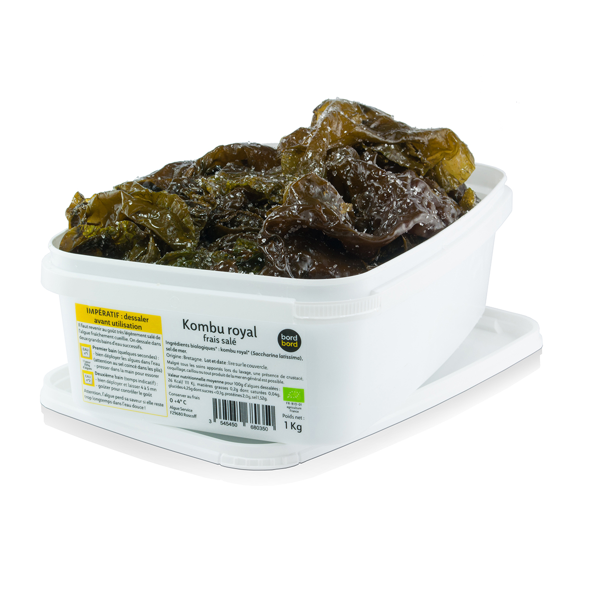 Algue Kombu Royal BIO “frais salé“ 1kg