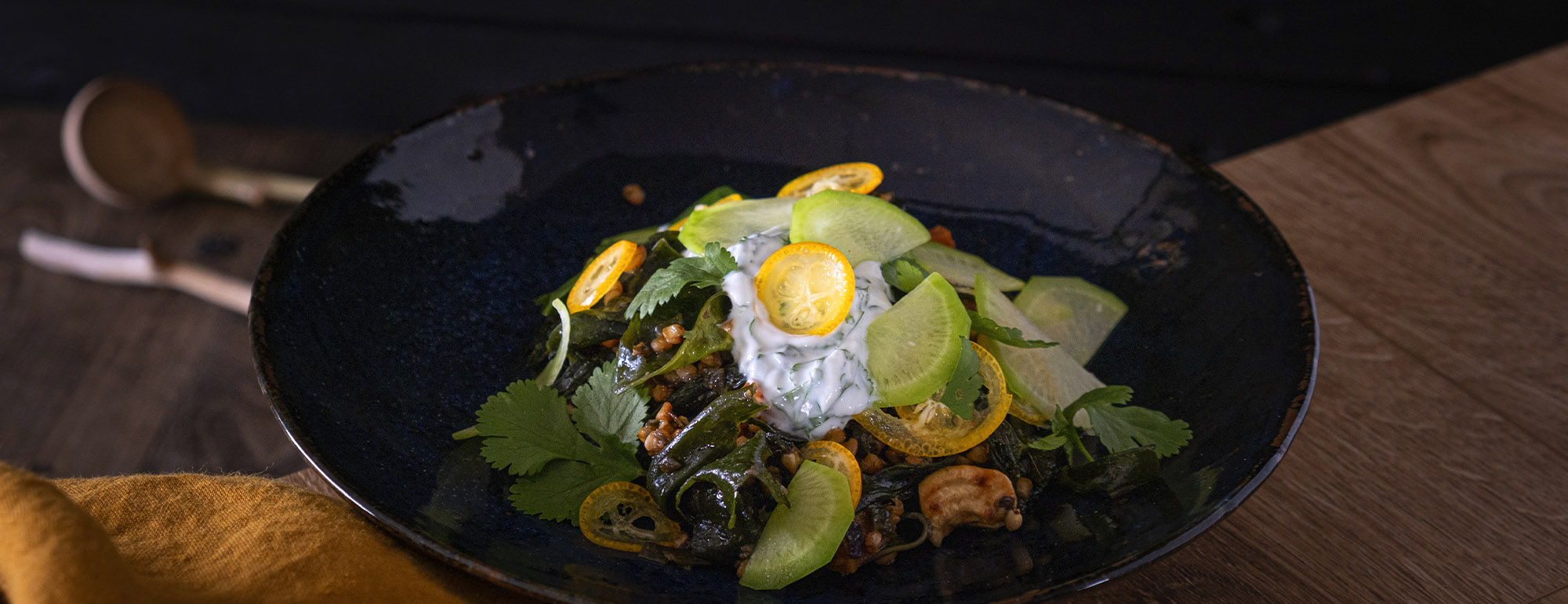 recette salade sarrasin algue