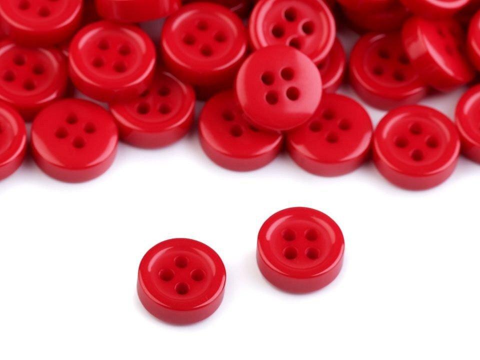 Bouton-9-2mm-rouge-lot-de-10-zoom