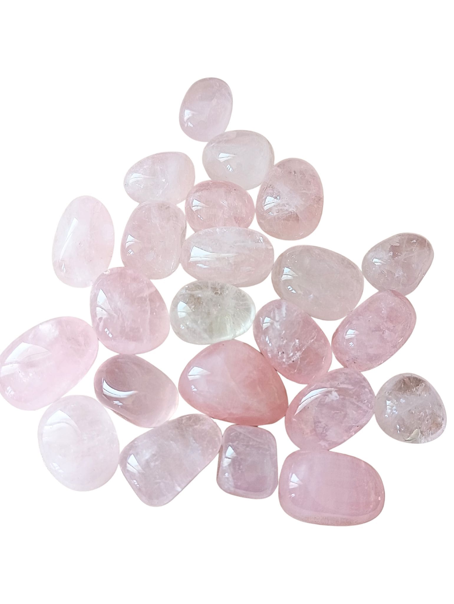 pierre roulée en quartz rose2g