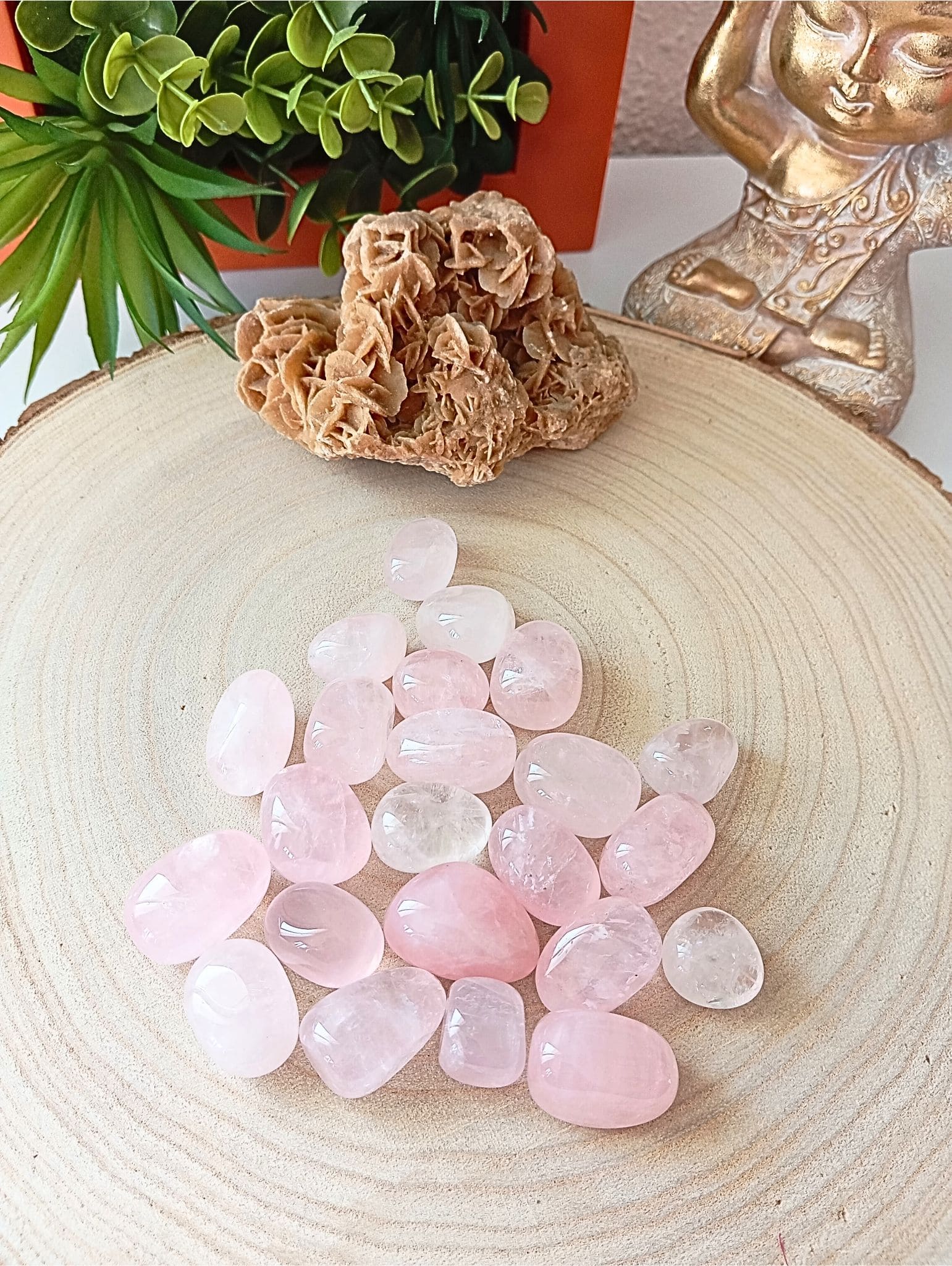pierre roulée quartz rose vente en ligne