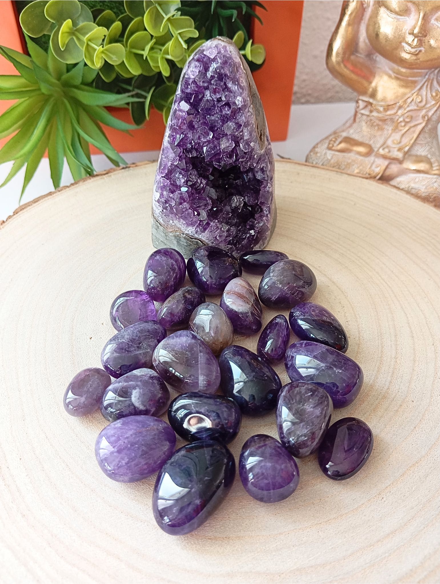 pierre roulées amethystered