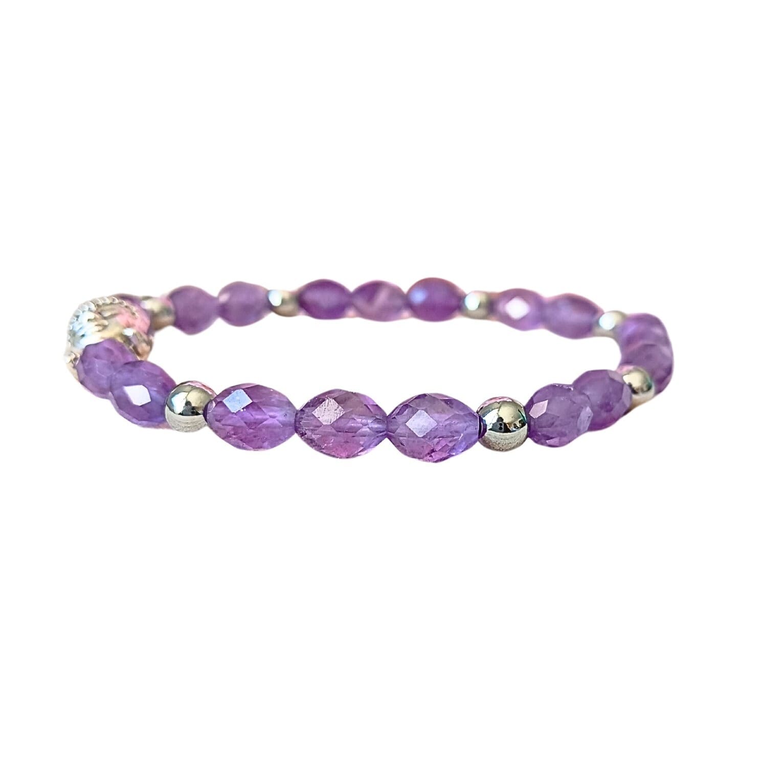bracelet facettée amethyste4s