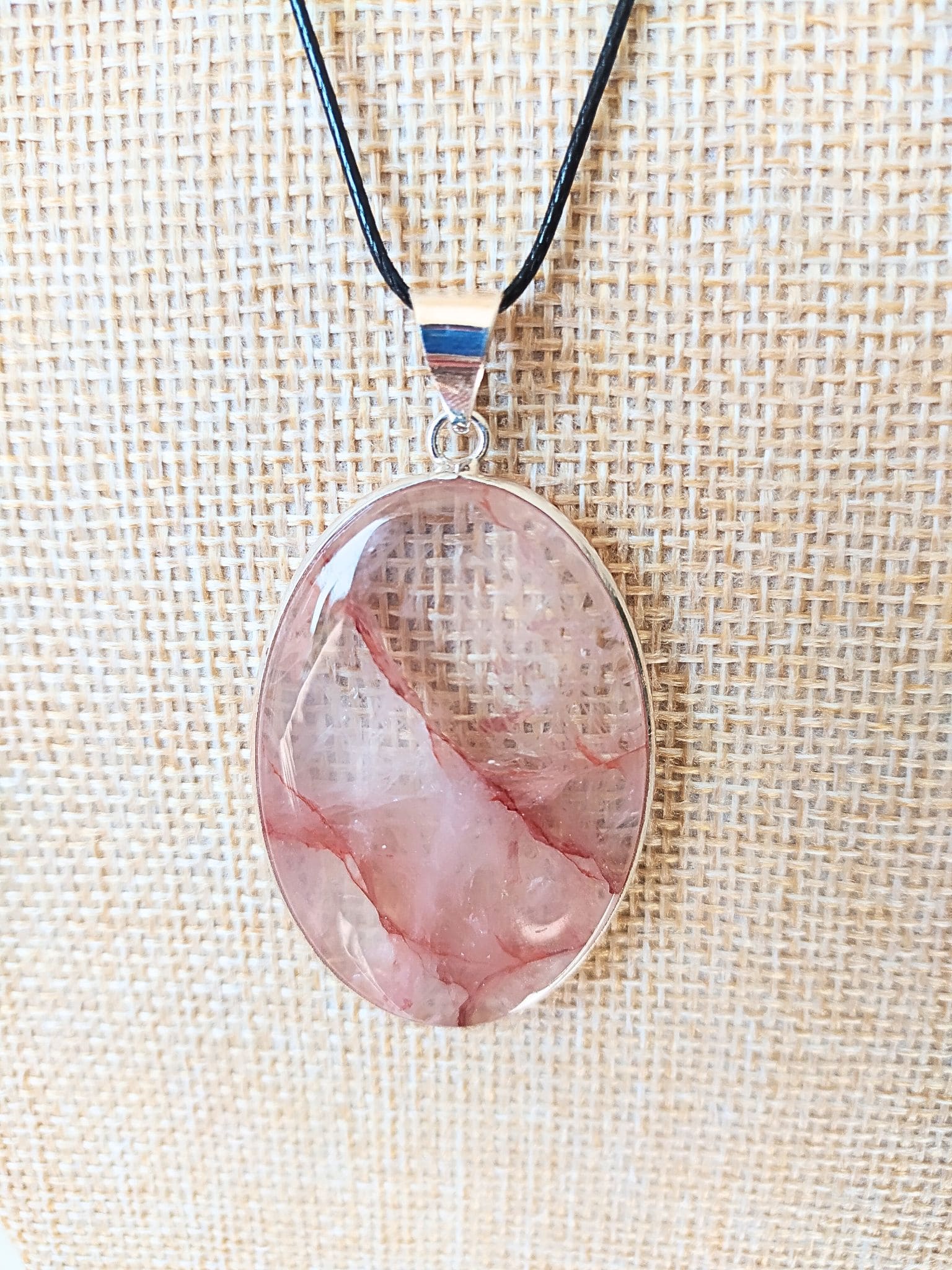 quartz hématoide pendentif2