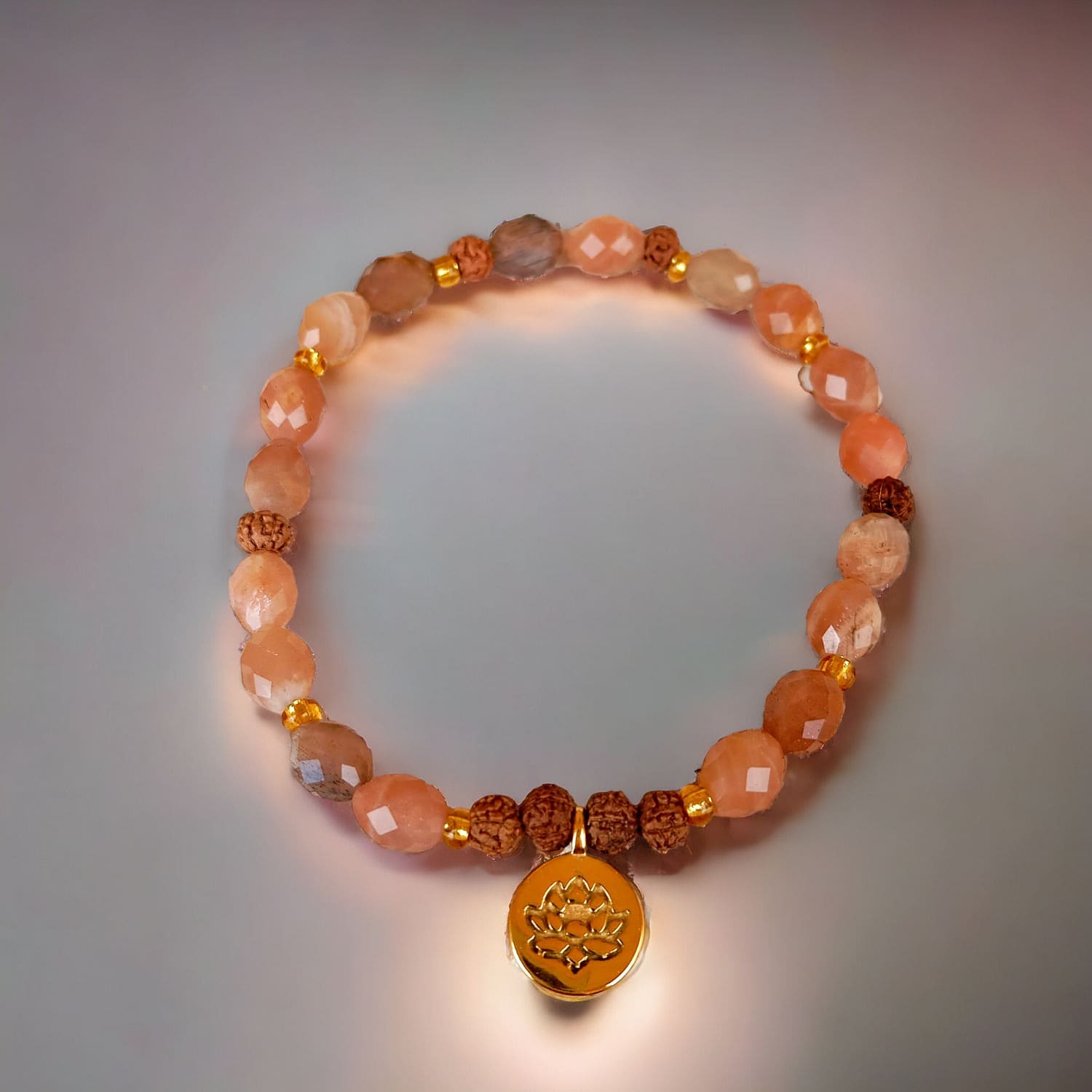 bracelet pierre de soleil 4mm112
