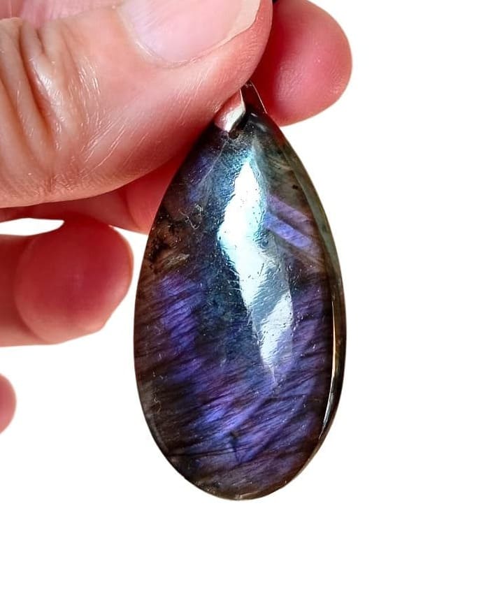 pendentif en labradorite violette-2-1