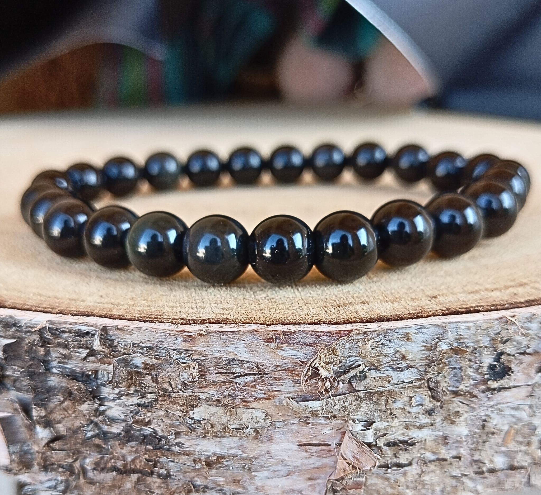bracelet pierre oeil céleste pour homme1