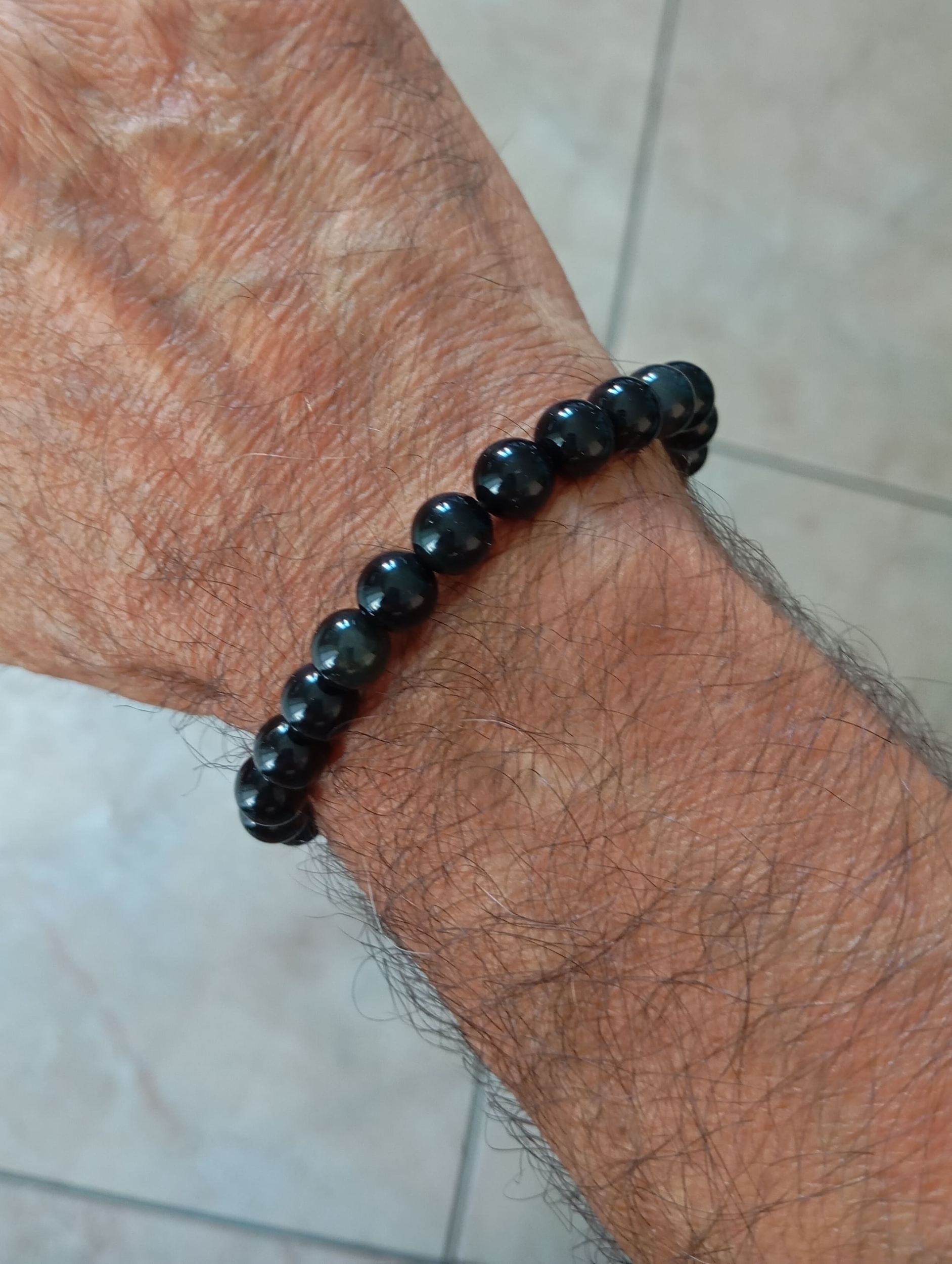 bracelet obsidienne oeil céleste homme11
