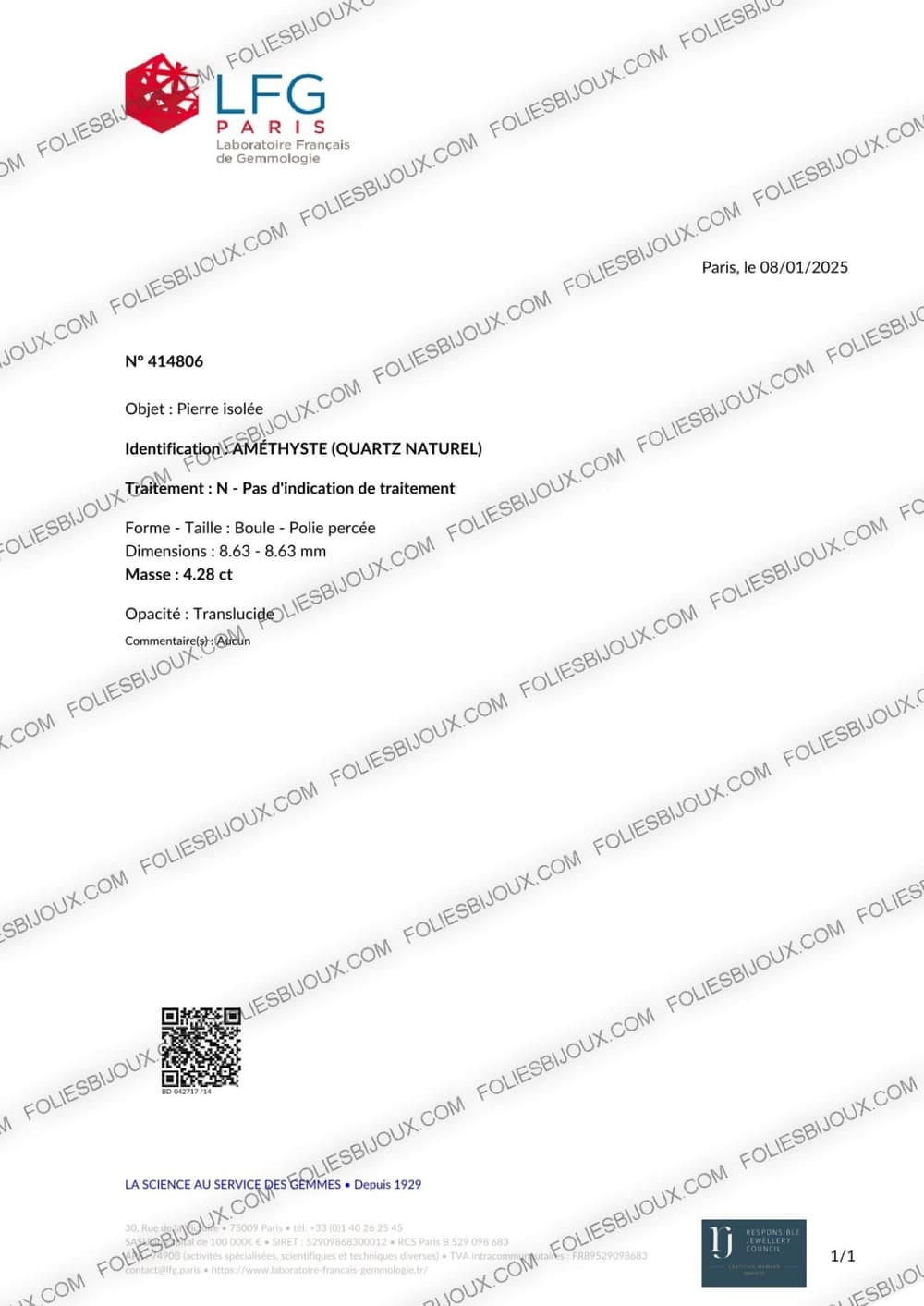 Certificat-authenticité-améthyste