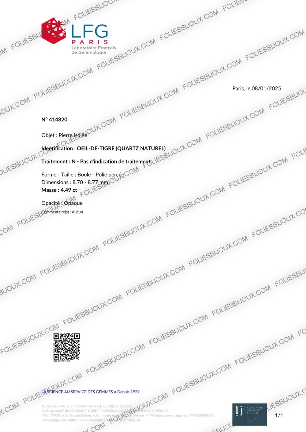 certificat-oeil-de-tigre