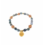 bracelet labradorite facettée2