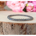 Petit bracelet en labradorite perles de 4mm