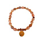 bracelet pierre de soleil naturelle 4mm