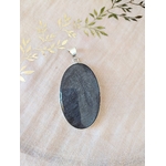 pendentif en obsidienne argentée2