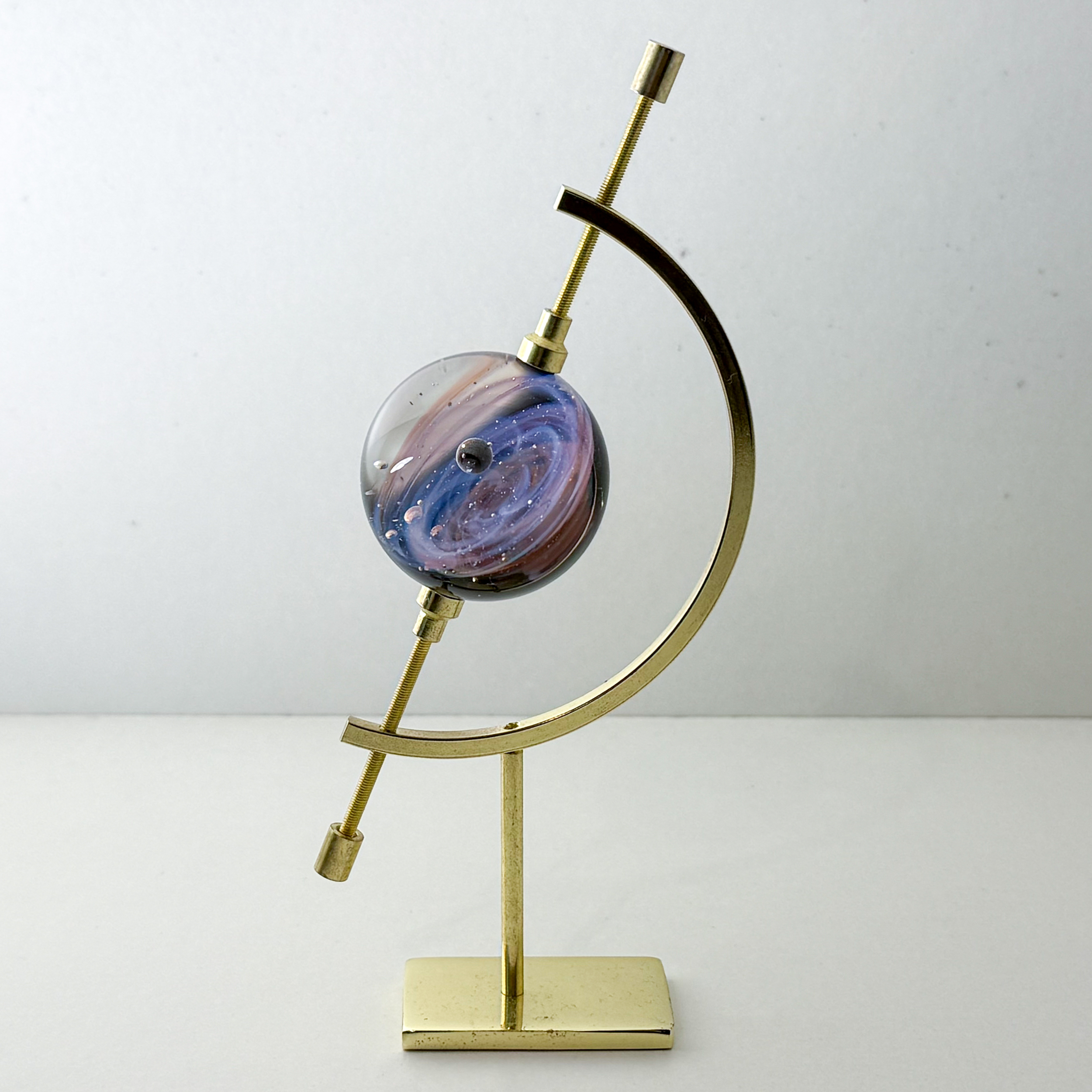 Presse Papier Galaxie artisanal en verre