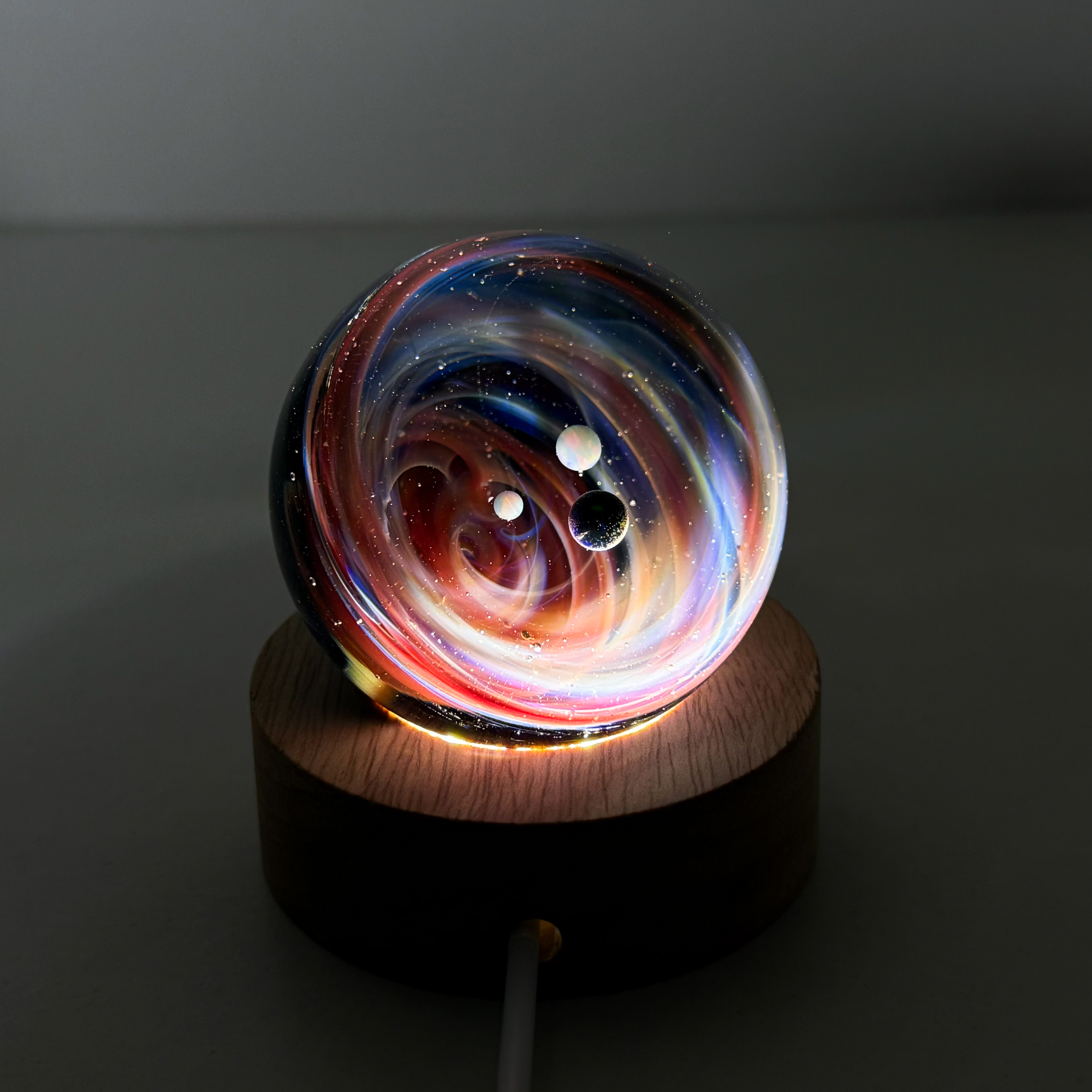 Sphère système solaire rouge