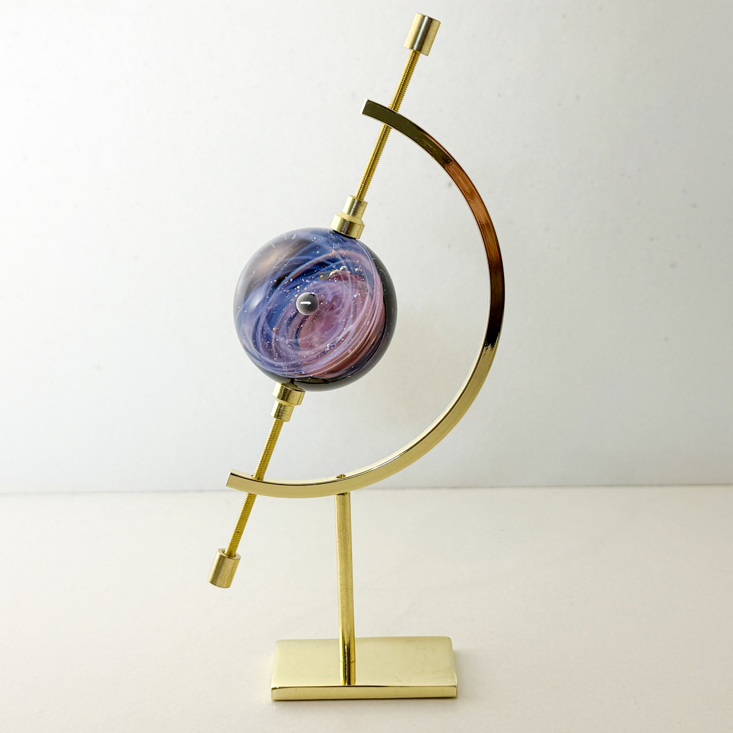 Presse Papier Galaxie artisanal en verre