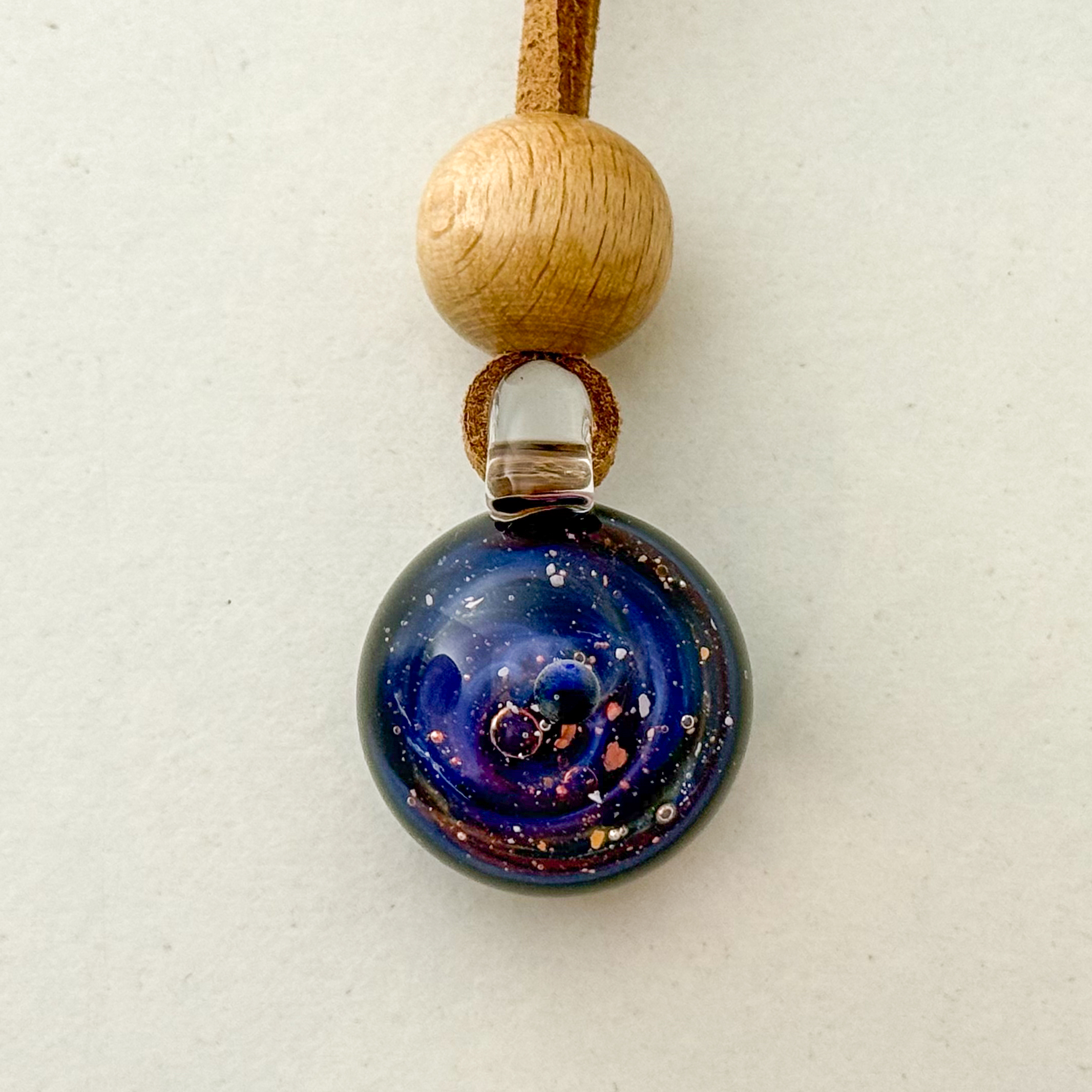 Pendentif Nébuleuse en verre