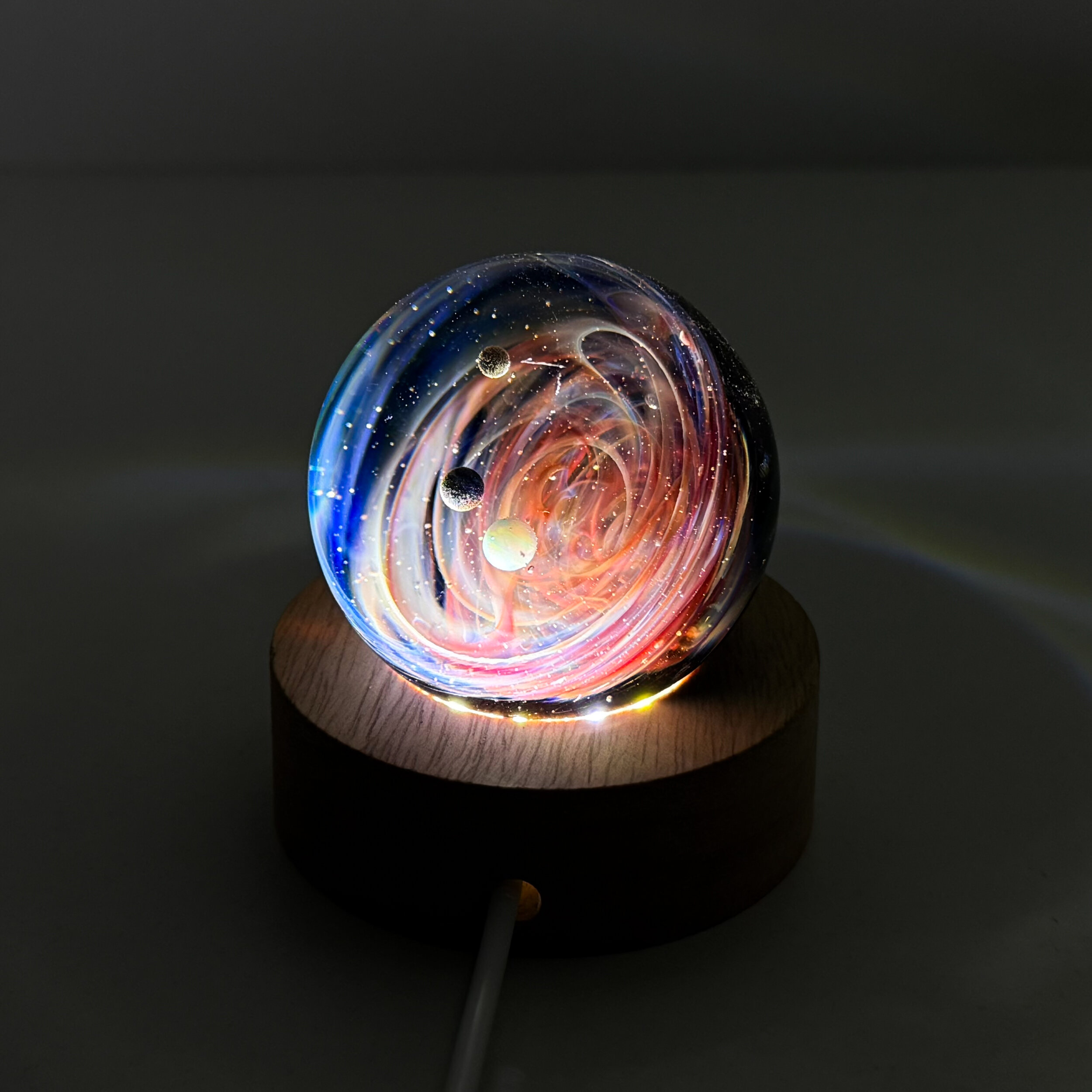 Sphère système solaire rouge