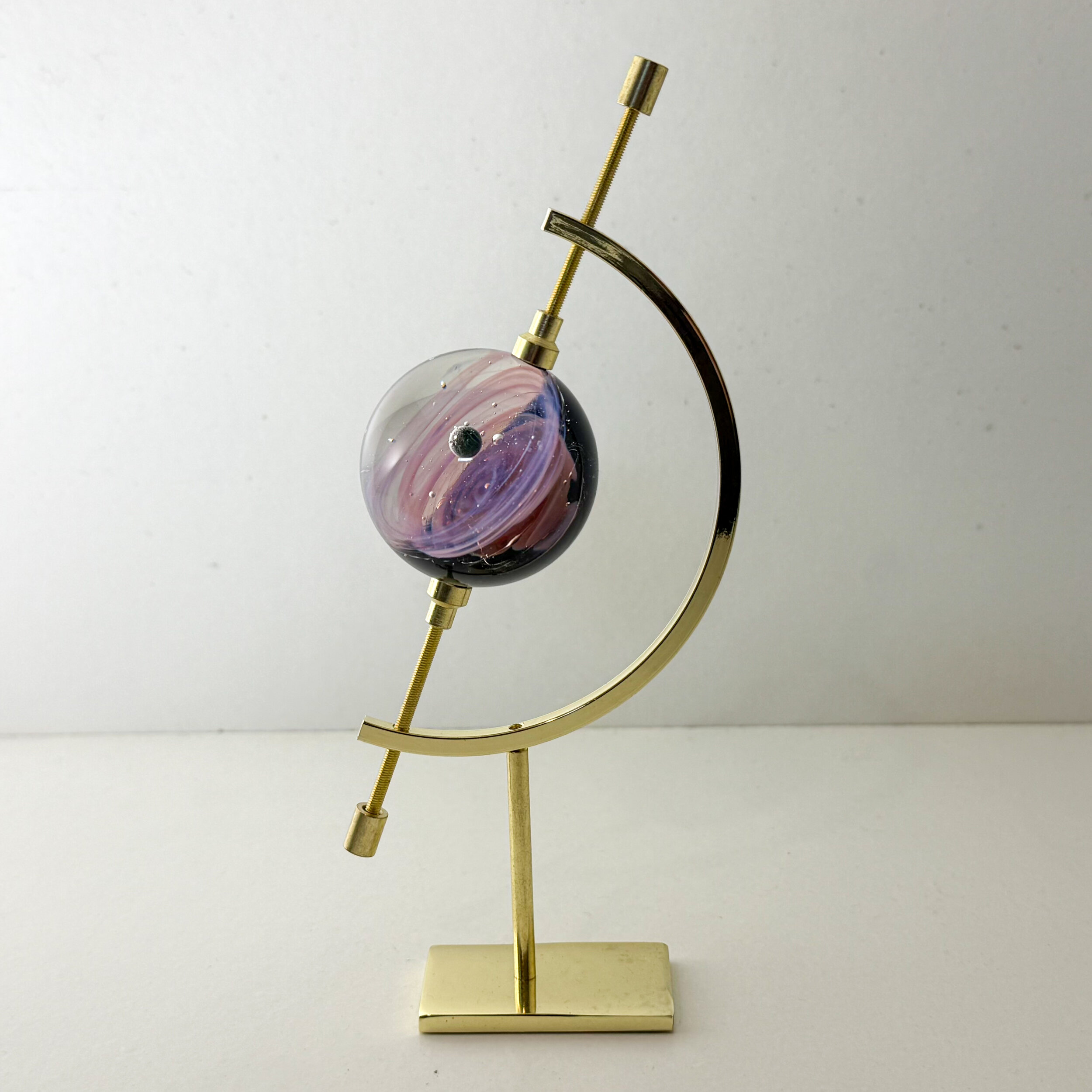 Presse Papier Galaxie artisanal en verre