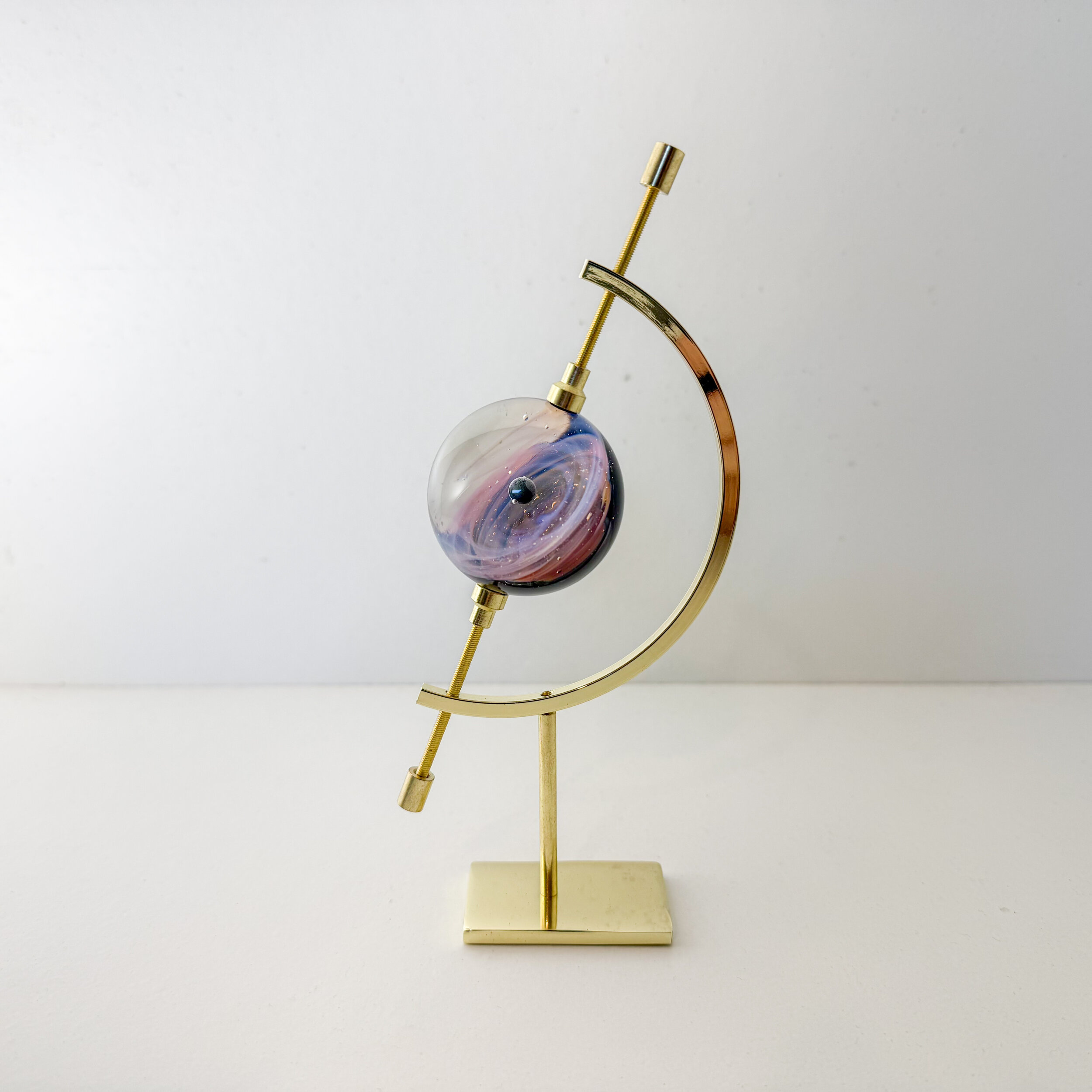 Presse Papier Galaxie artisanal en verre