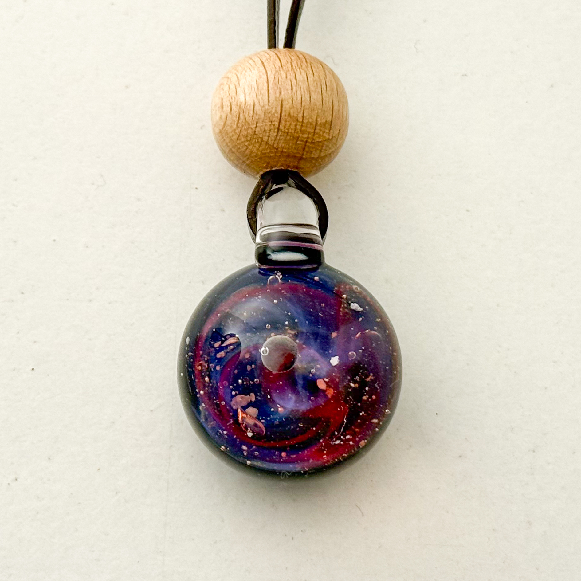 Pendentif Nébuleuse en verre