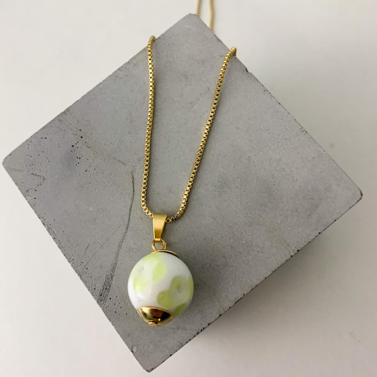 Collier Bloom vert