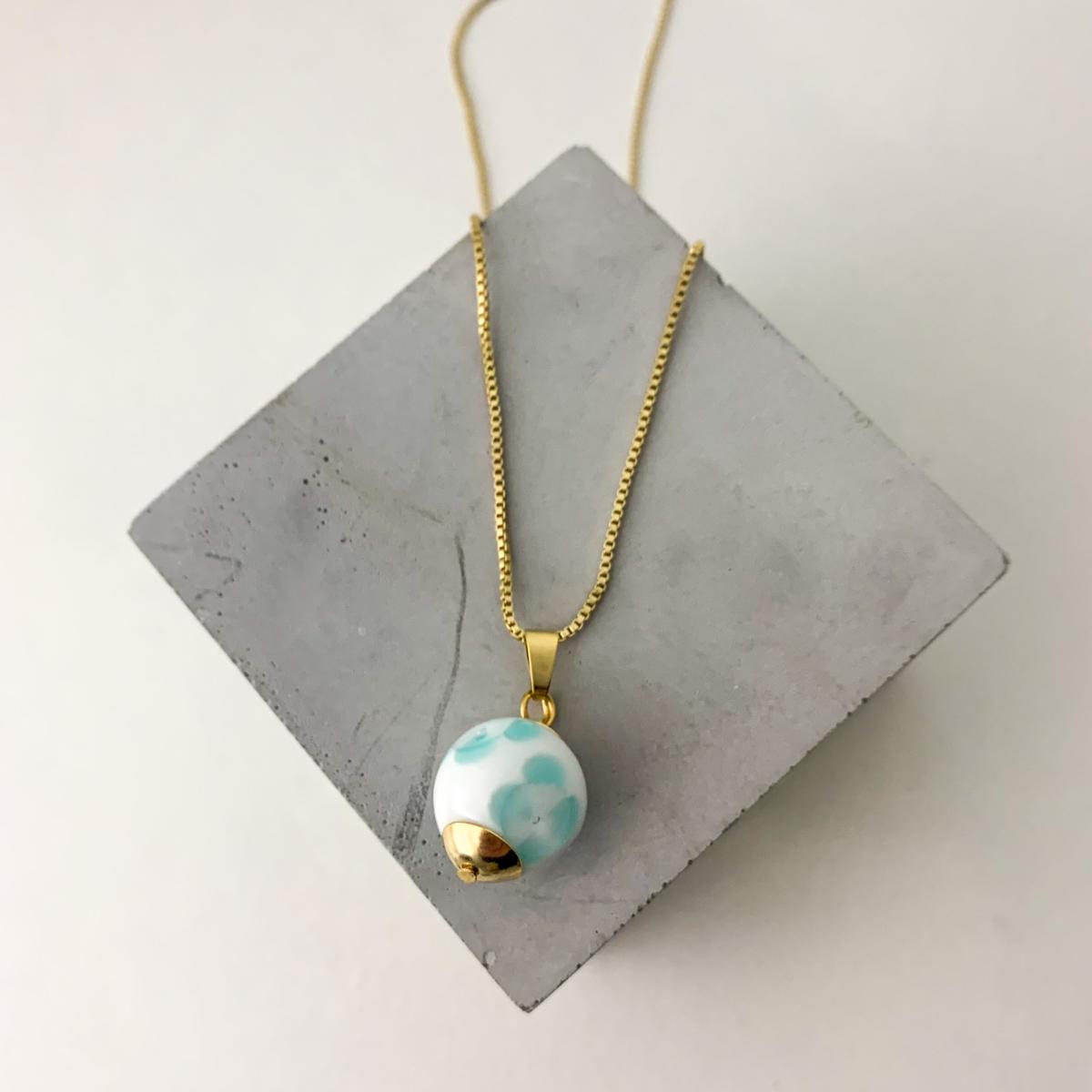 Collier Bloom turquoise