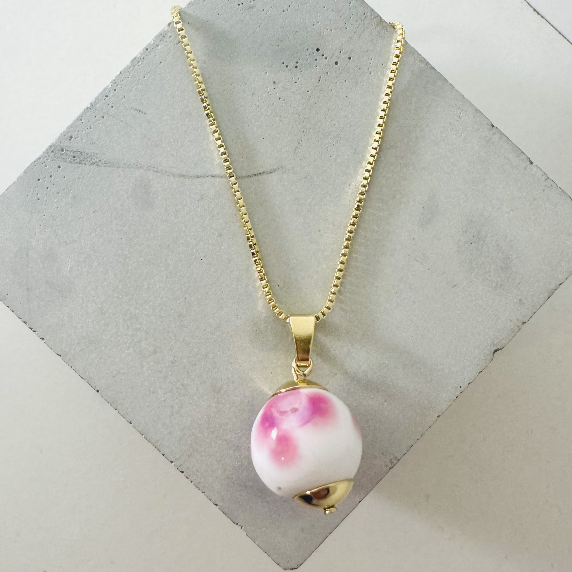 collier bloom rose