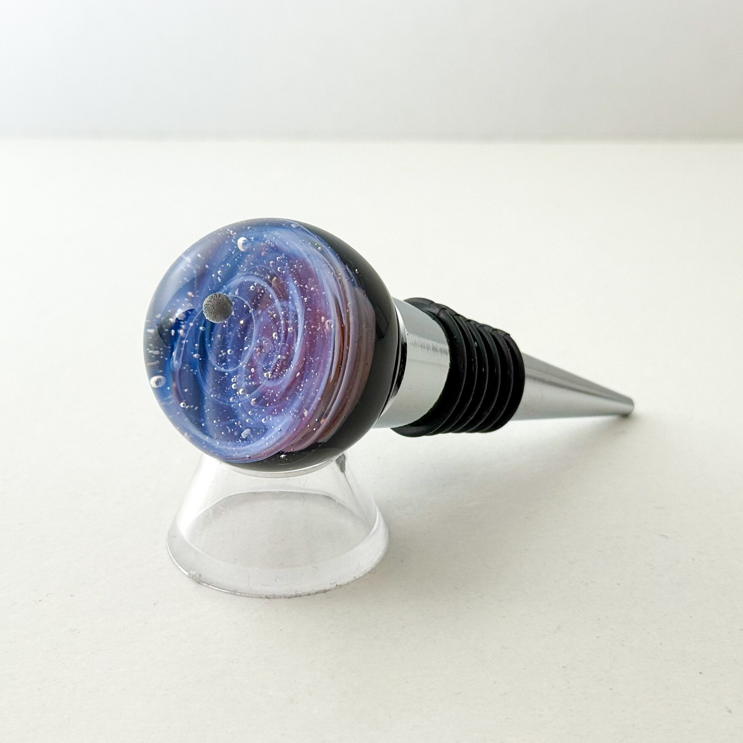 Bouchon Galaxie réutilisable pour bouteille de vin