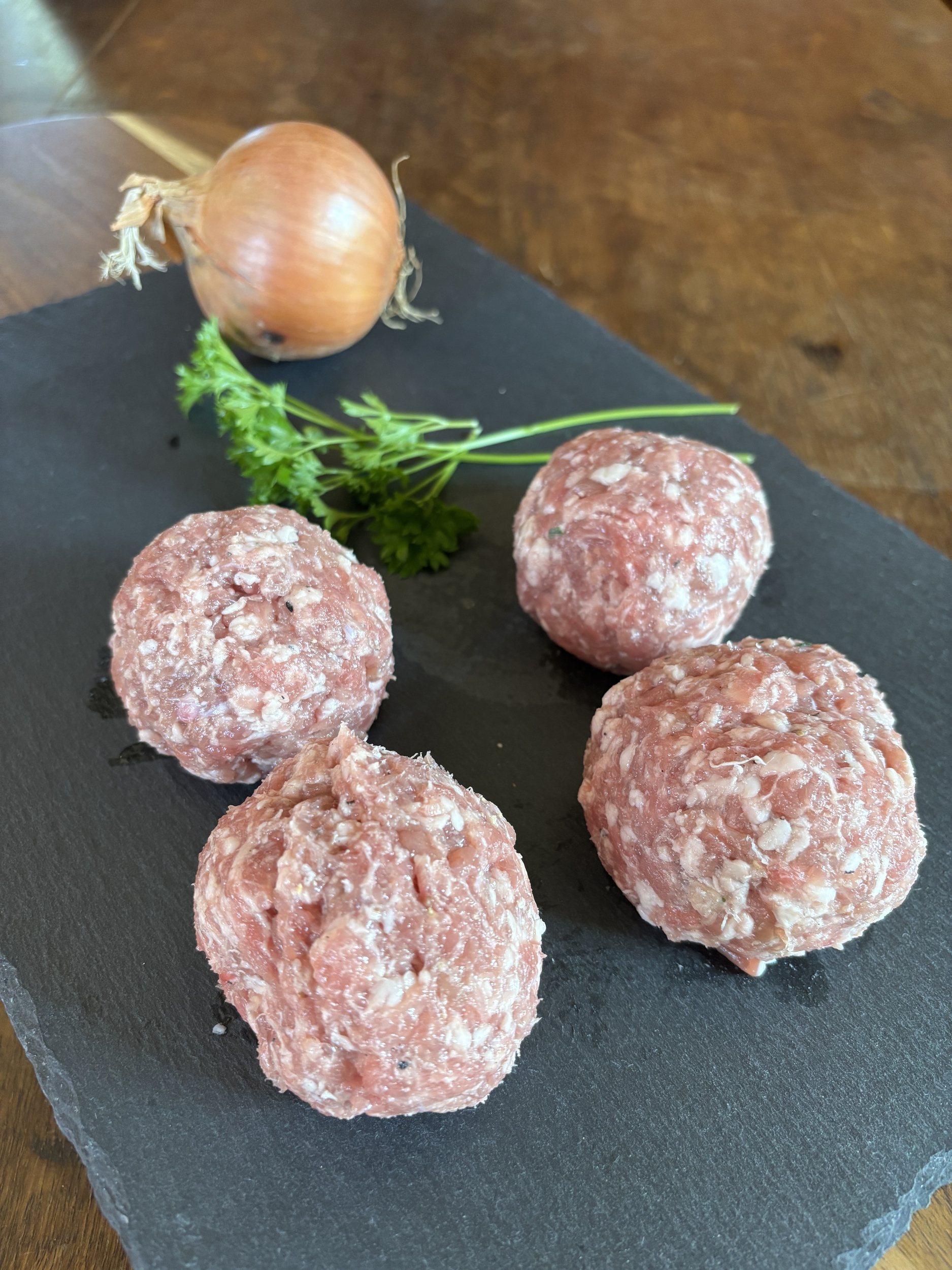 Boulettes nature de porc Bio 480g (4 pièces)