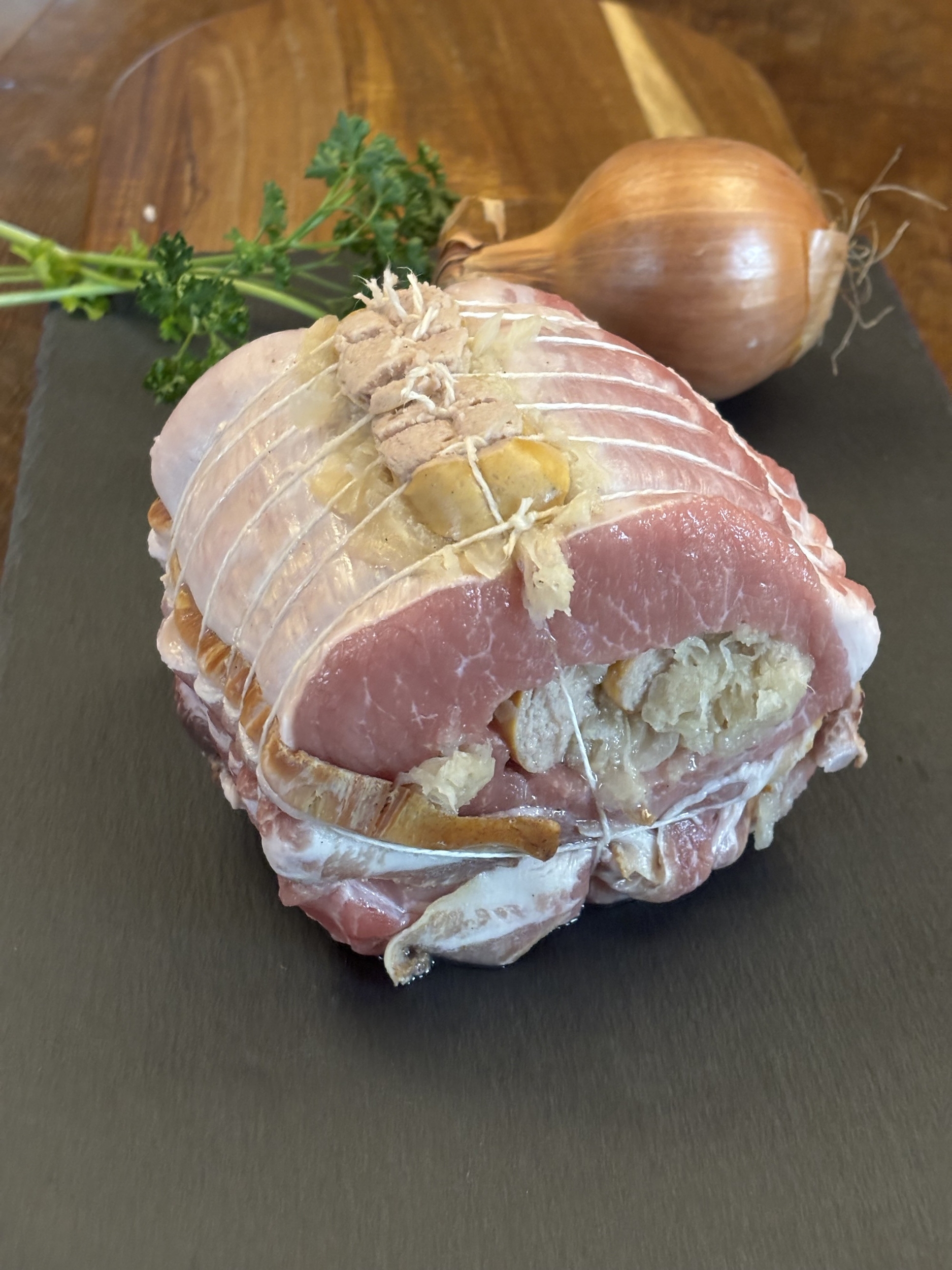 Rôti farci à la choucroute Bio 1kg