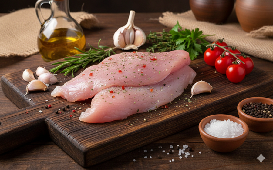 Escalopes nature de Jambon de porc BIO 500g