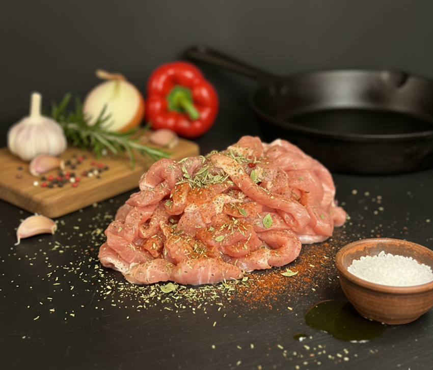 Emincé nature de Porc BIO 500g